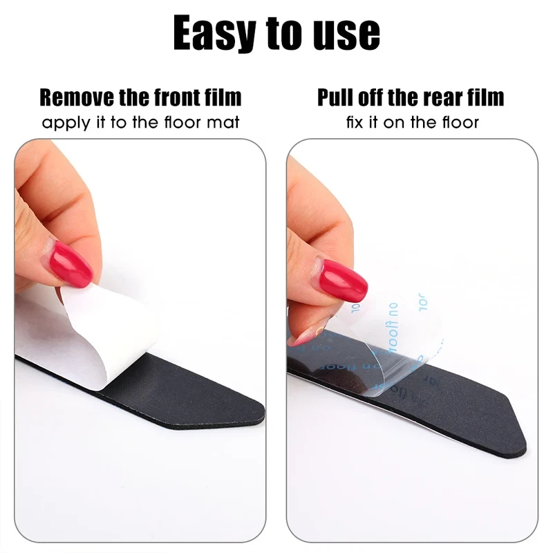 20 Pcs Carpet Mat Adhesive Grippers Non Slip Rubber Rug Stickers ...