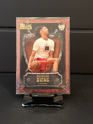 2022-23 Wild Card Matte Draft - Ousmane Dieng #WW-26 White-Crimson Frame (RC)