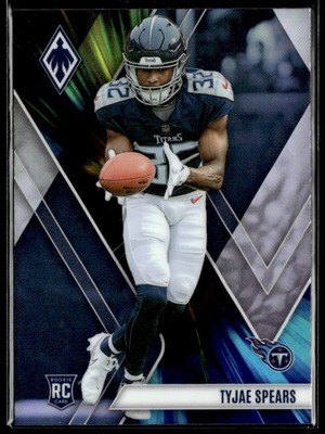 2023 Panini Phoenix Color Burst Tyjae Spears RC Tennessee Titans #129