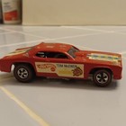 Hot Wheels Tom McEwen Mongoose Plymouth Funny Car Red 1969 Hood Red Line