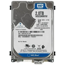 Western Digital WD20NMVW-11EDZS7 DCM HHMT2BBB WD 2.0TB 2TB USB 3 WX61 JAN 2017