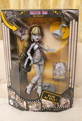Mattel Monster High Reel Drama Cleo de Nile Modepuppe OVP