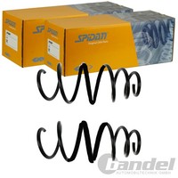 2X Spidan Fahrwerksfedern Vorne Passend FÜR Opel Astra Links+Rechts
