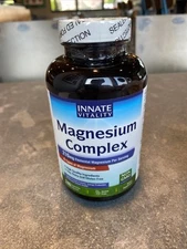 Innate Vitality Magnesium Complex Non GMO 240 Vegan Capsules 210mg Per Serving