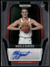 2024-25 Panini Prizm Black Nikola Durisic RC Rookie Signatures #RS-DUR