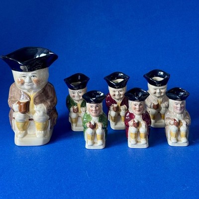  Toby Jug Sammlung von Tony Wood Studio - 3 Größen - Top Zustand