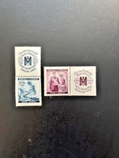 1941 CZECHOSLOVAKIA - BOHEMIA & MORAVIA - MLH #B3-B4 - SEMI-POST