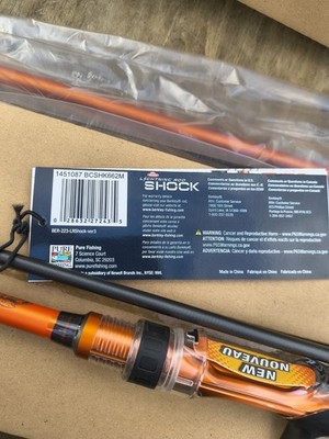 Berkley Lightning Rod Shock BCSHK662M Orange Black Fishing Rod 1451087