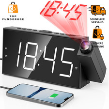 Digitalwecker Projektionsuhr 7 Zoll LED Display mit Dimmer