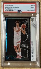 Alperen Sengun 1/1 RC PSA 9 Platinum 2021 Noir Rookie One Of One 🏀