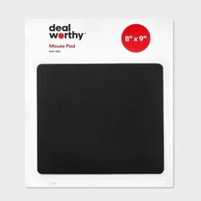 Mouse Pad - dealworthy - Black: Oversized Desk Accessory, Polyester Material