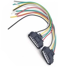 2 PCS Throttle Body Pigtail, 6-Pin TPS Repair Connector, 6-Way Sensor Wiring