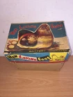 Vintage Tin Toy B/O HEN LAYING EGGS 7" MIB made in China ME 610