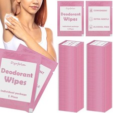 200 Pcs Underarm Deodorant Wipes,Travel Deodorant Wipes,Individually Wrapped ...