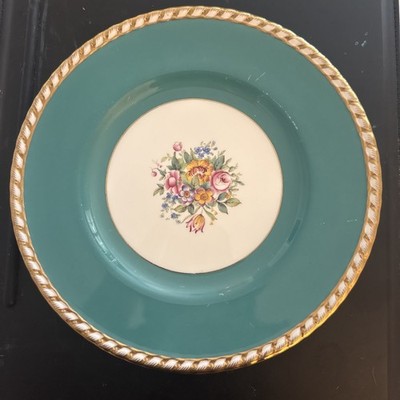 Antique Minton Chinoiserie Porcelain Dinner Plates- set of 5