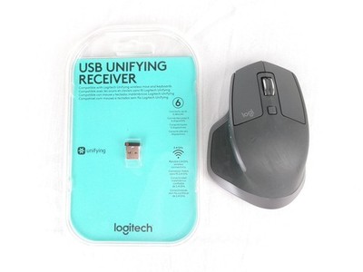 Logitech MX Master 2S Wireless Bluetooth Mouse w/ Unifying Receiver Gray