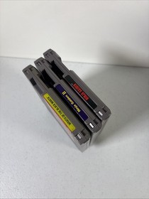 Lot OF 3 NES Ninja Gaiden I And II Cartridges With Case Tested
