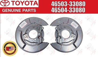 Toyota OEM Parking Brake Plate Sub-Assy RH & LH Set 33080 for 07-11 Camry ACV40