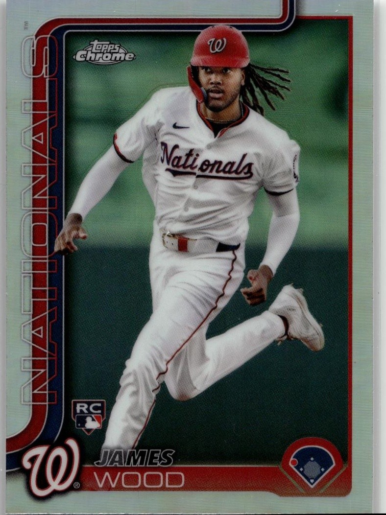 2025 Topps Chrome #132 James Wood Topps Refractors