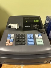 Sharp XE-A106 Electronic Cash Register Black/Gray