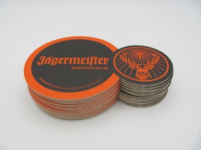20 Jägermeister Untersetzer Bierdeckel aus Pappe