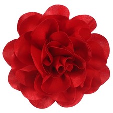 6.3 Inches Red Rose Hair Clip Large Flower Brooches 1 Count Pack of 1 ,