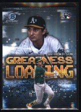 2025 Bowman #GL-16 Jacob Wilson Greatness Loading Athletics