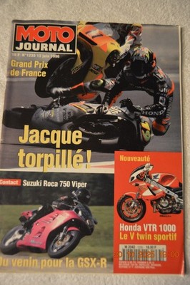 MOTORRAD ZEITUNG NR. 1235. 13. JUNI 1996. SUZUKI ROCA 750 VIPER HONDA VTR 1000 88 SEITEN