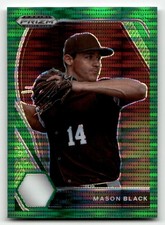 2021 Panini Prizm Draft Picks #PDP85 Mason Black Hyper Green & Yellow Prizm