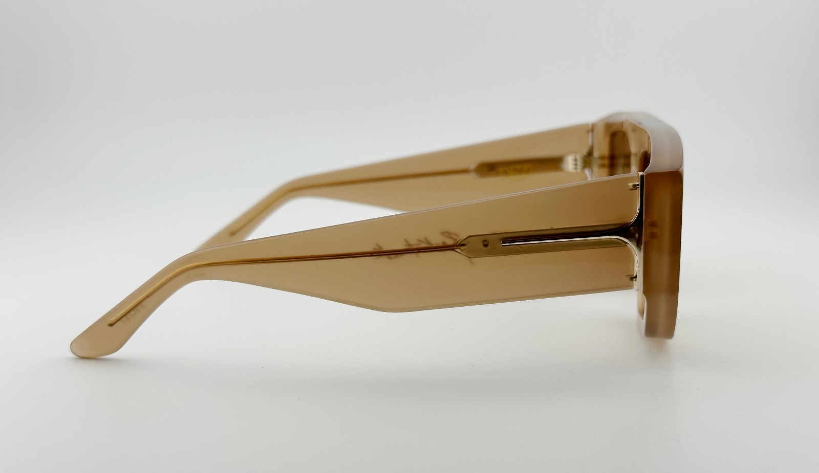 Dezi BackTrack Translucent Beige Oversized Sungla… - image 9