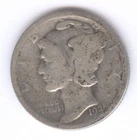 1921 Mercury Dime + KEY DATE + SILVER + Circulated + No Reserve!