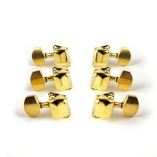 3L3R Covered Gear Guitar Tuning Keys Tuners Head Pegs,Gold plated