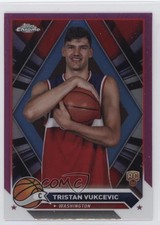 2023-24 Topps Chrome Pink Refractor Tristan Vukcevic #114 0ry1