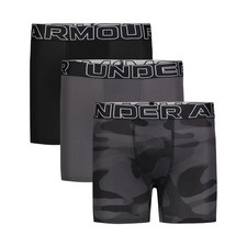 Boy's Under Armour 3 Pack Performance Tech BoxerJock Briefs Size XL 28