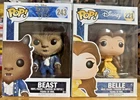 Funko Pop! Disney Beauty and the Beast Belle #221 AND The Beast 243