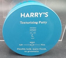 Harrys Texturizing Putty Flexible Hold Matte Finish 2.5 oz For Hair Styling