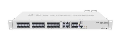 MikroTik CRS328-4C-20S-4S+RM Switch Netzwerk 24x SFP 4x SFP+ 4x Gigabit RJ45