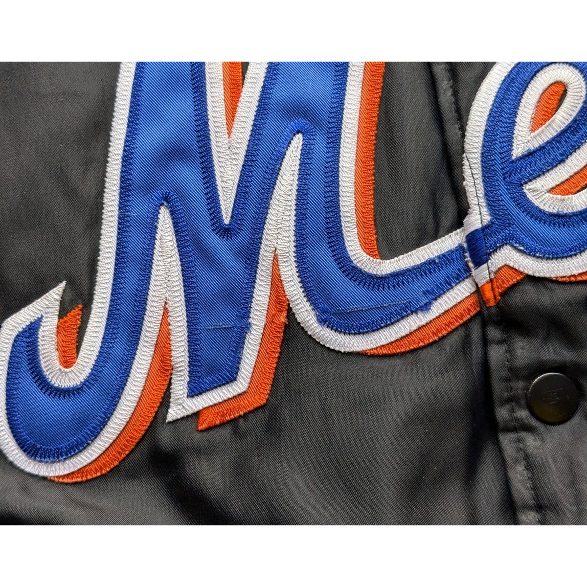 New York Mets 2000 Majestic bomber jacket XL blue black MLB