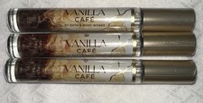 VANILLA CAFE LOT OF 3 PERFUME GLASS WAND SPRAYS BATH AND BODY WORKS TRAVEL