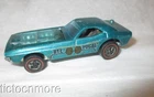 VINTAGE HOT WHEELS REDLINES BYE FOCAL CAR TEAL AQUA SPECTRAFLAME HOTWHEELS