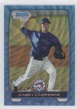 2012 Bowman Chrome Prospects Redemption Refractor Blue Wave Casey Lawrence 0a1