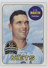 2018 Topps Heritage 1969 Buybacks JC Martin (50th Anniversary Logo on Left) #112
