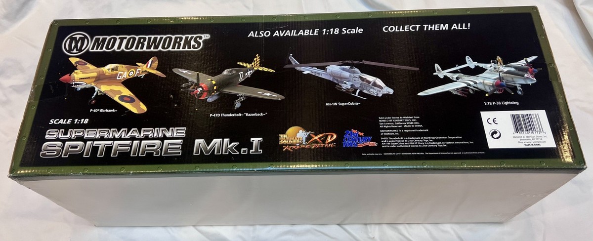 21st Century Toys 1:18 Super Marin Spitfire MK.I for sale online