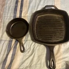 Vintage Lodge Cast Iron Skillet Pan (6.5" spout to spout) USA 3SK  Fully Redone*