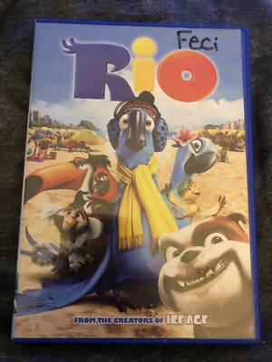  Rio  DVD w/ Jesse Eisenberg, Anne Hathaway, will.i.am, Jamie Foxx