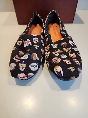 Sketchers Bobs For Dogs Memory Foam Go Fetch Print Sports Black Sz