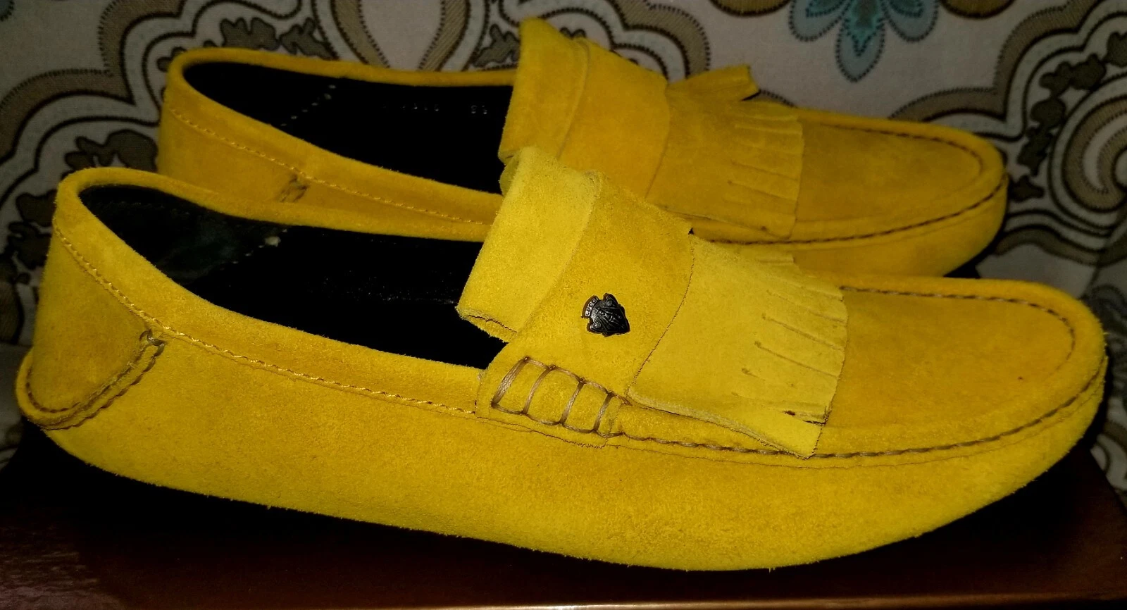 MOCASSINS DE CONDUITE HOMME GUCCI NEUF DANS SA BOÎTE TAILLE 8,5 G FABRIQUÉS EN ITALIE 100 % AUTHENTIQUES