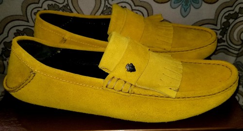 NIB GUCCI MENS DRIVING LOAFERS SIZE 8.5G MADE IN ITALY 100% AUTHENTIC - Picture 1 of 9