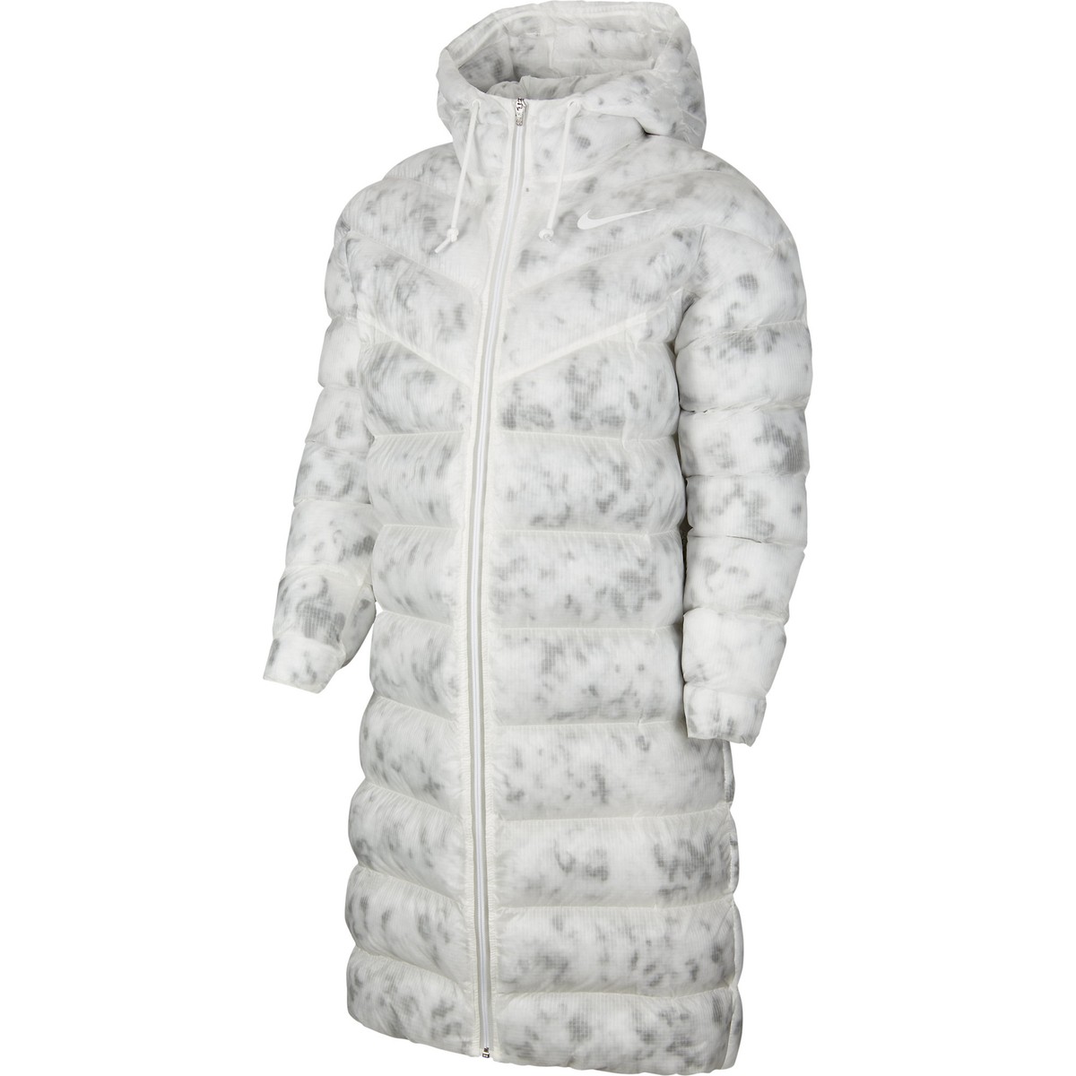 DEADSTOCK Nike Parka Summit White Marble Womens Sz L EcoDown