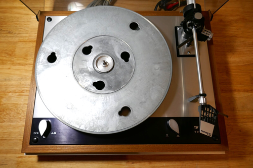 PLATINE VINYLE THORENS TD 160 / VINTAGE TURNTABLE HIFI - Afbeelding 8 van 15